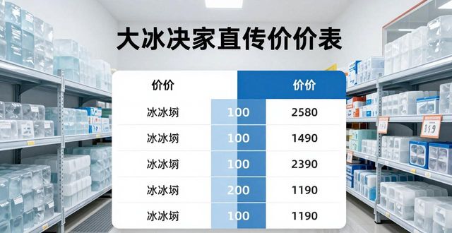 大冰块批发厂家怎么选？苏州直供渠道靠谱吗
