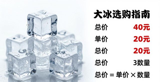 大冰块价格到底怎么算？苏州冰块选购指南