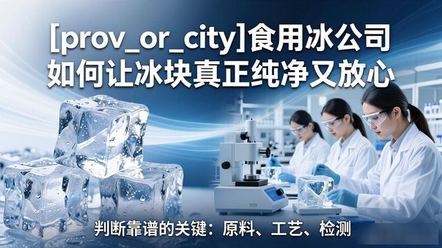 苏州食用冰公司如何让冰块真正纯净又放心