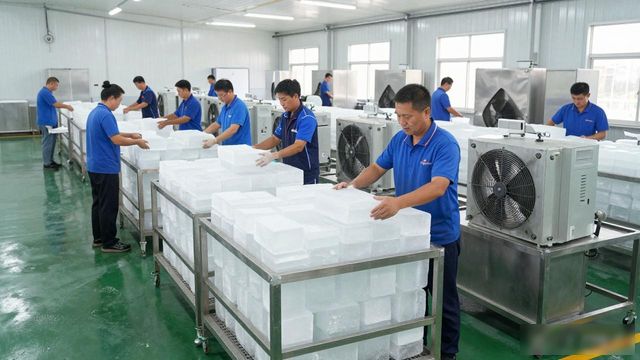 苏州夏季车间降温冰块，工厂师傅都在用这个方法