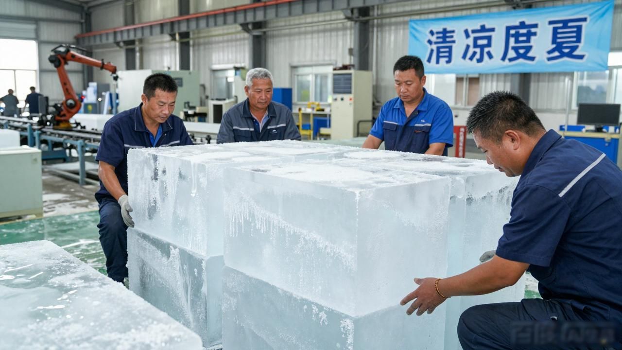 厂房车间降温冰块如何让苏州+工厂清凉度夏