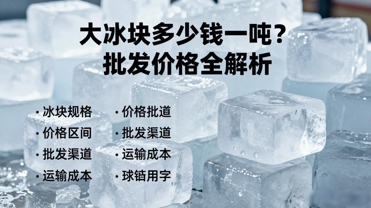大冰块多少钱一吨？苏州批发价格全解析
