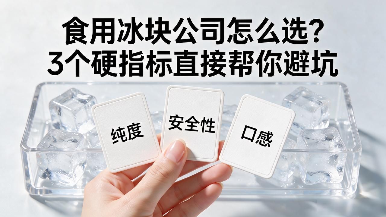 苏州食用冰块公司怎么选？3个硬指标直接帮你避坑