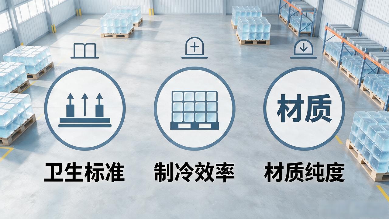 苏州工业冰块厂家怎么挑？记住这3个硬指标别踩坑