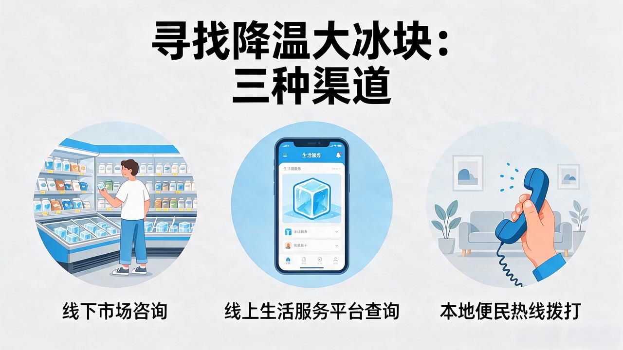 苏州降温大冰块电话怎么找？3个渠道全讲清